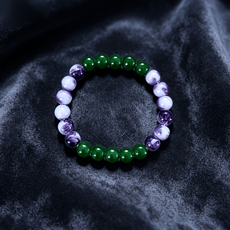 Summer Refreshing Green-Purple Bracelet